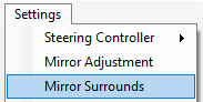 mirror surround menu
